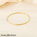 18K Gold-Plated 304 Stainless Steel Bangle - Zoene Jewels