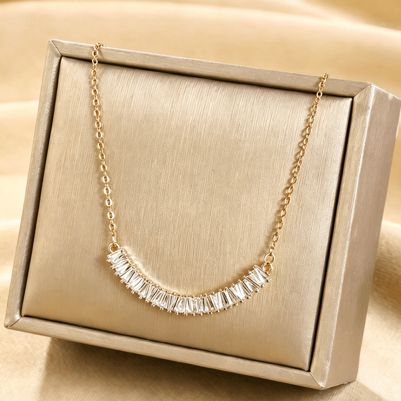 18K Gold Plated Smiley Face Choker Necklace - Zoene Jewels