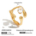 Gold Geometric Ring
