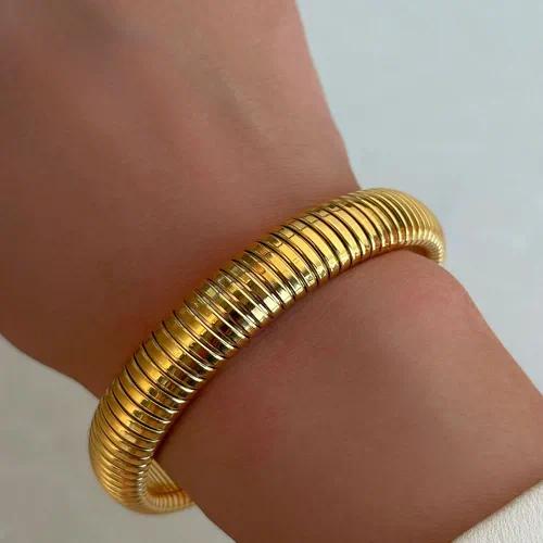 Coiled Gold Bracelet