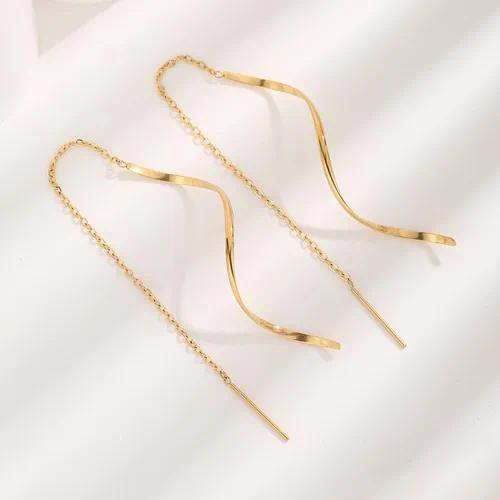 Gold Tassel Ear Threads