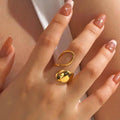 Oval Gold Ring