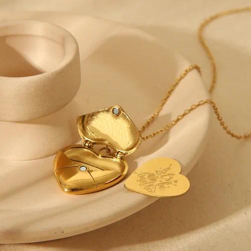 Let's Be Together Heart Locket Necklace