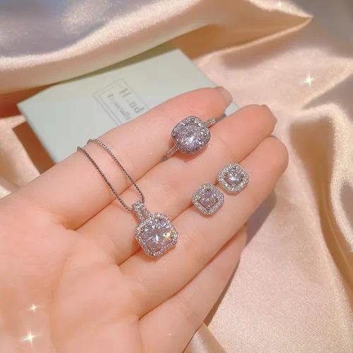 Jewelry Set - Necklace, Earrings & Ring