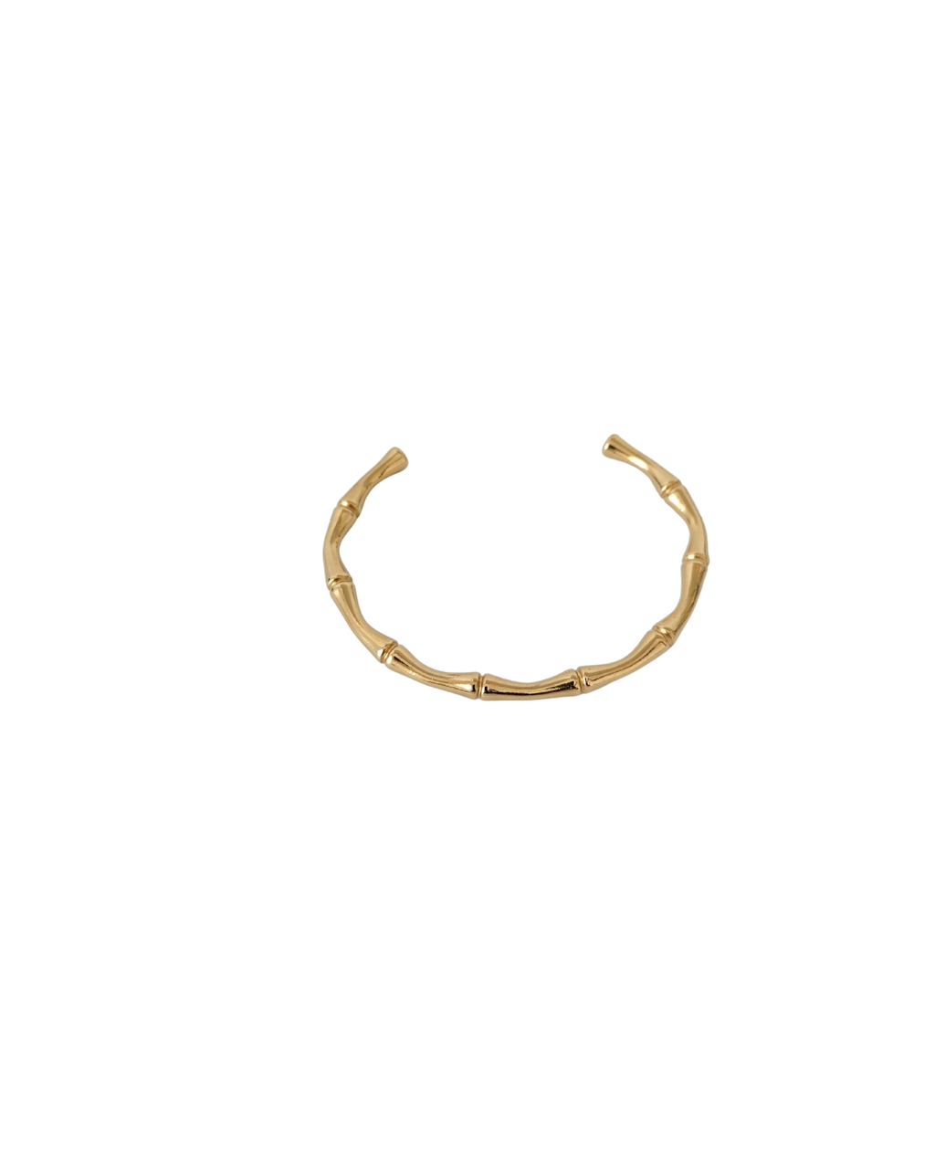 18K Gold Plated Geometric Stainless Steel Bangle for Women