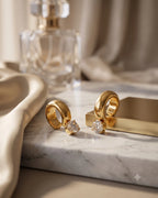 18K Gold Plated Geometric Ear Cuffs