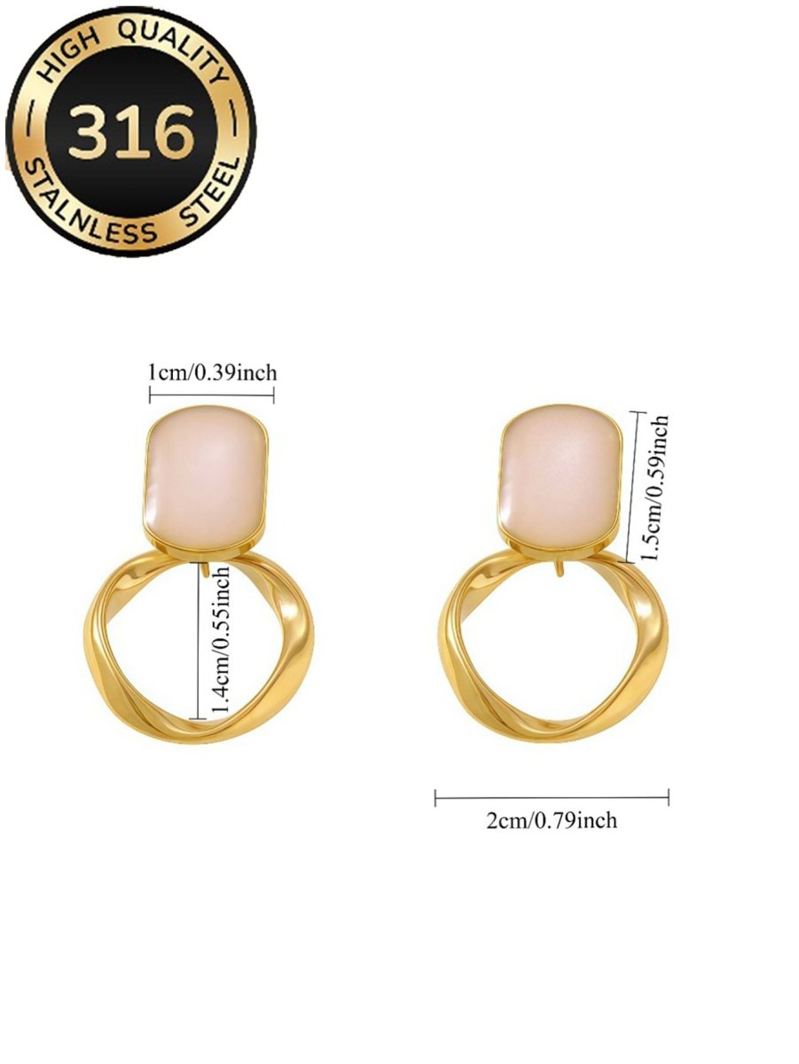 Aurelia Halo Stud Earrings - Zoene Jewels