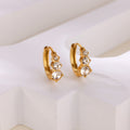 Celeste Crystal Hoop Earrings - Zoene Jewels