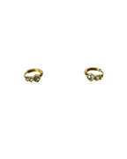 Celeste Crystal Hoop Earrings - Zoene Jewels