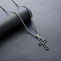 Hollow Cross Necklace - Zoene Jewels