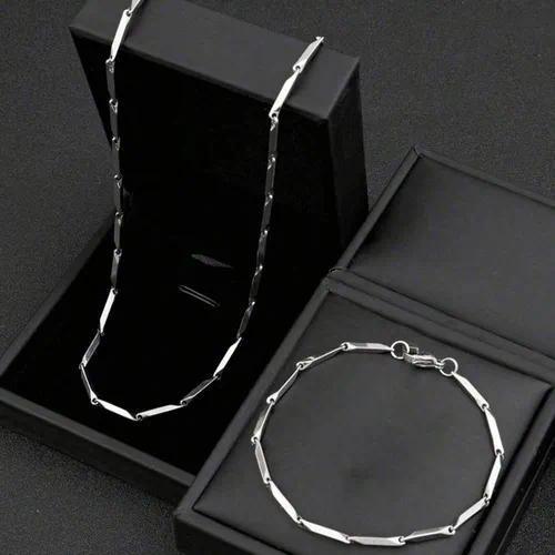 Men's Necklace & Bracelet Set - Zoene Jewels