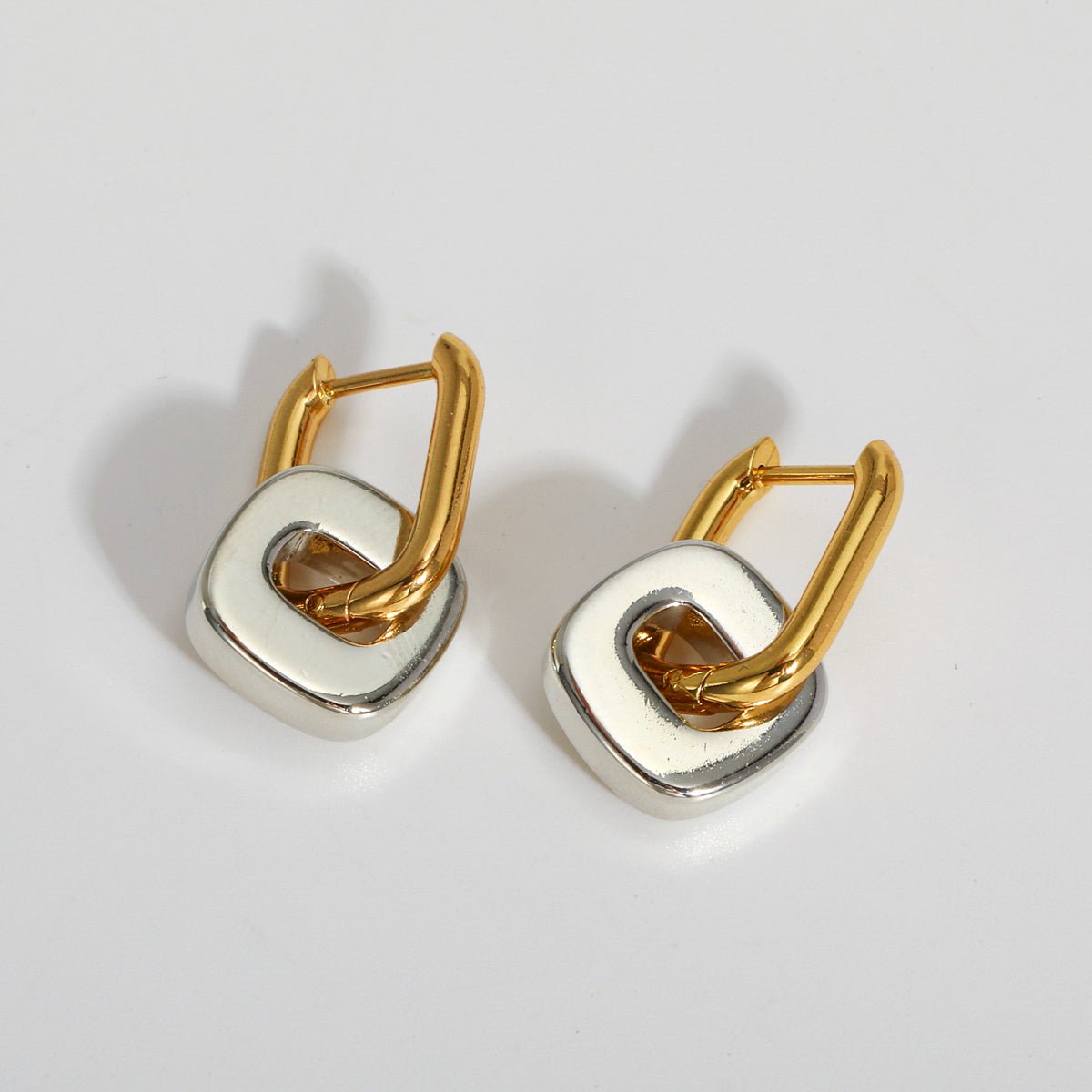 Nova Duo Link Earrings - Zoene Jewels