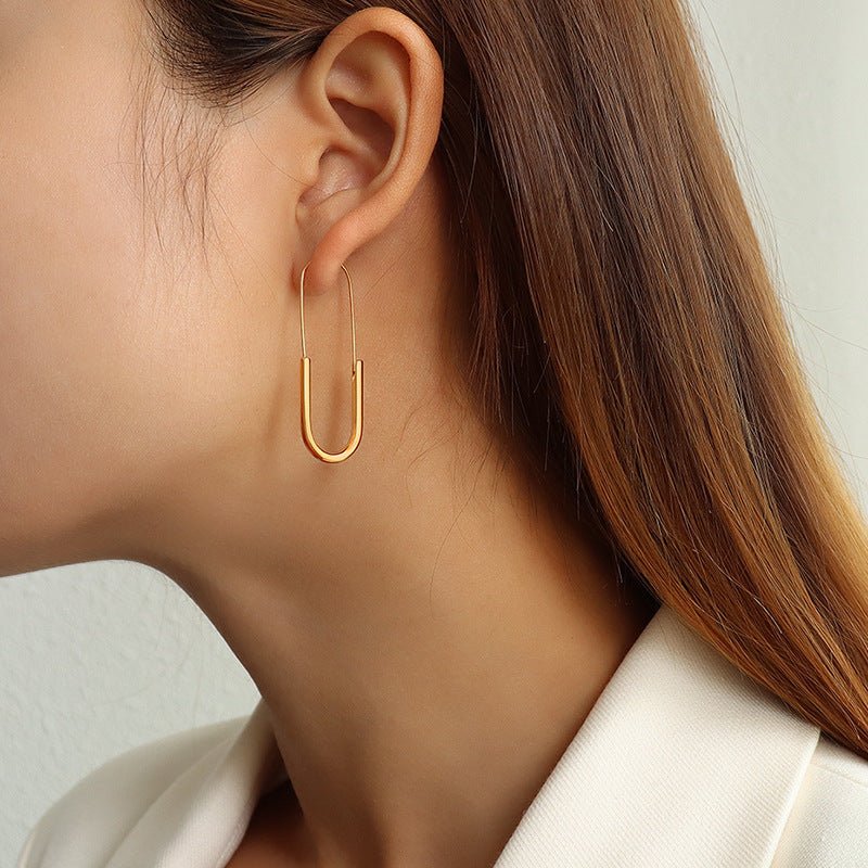 Nova Link Drop Earrings - Zoene Jewels