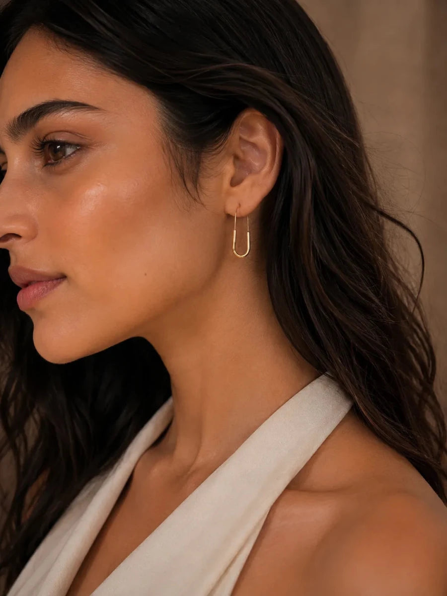 Nova Link Drop Earrings - Zoene Jewels