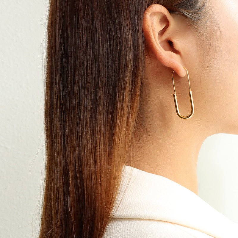 Nova Link Drop Earrings - Zoene Jewels